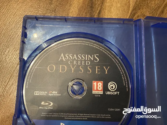 سيدي assassins Creed odyssey مستخدم شغال مية بالمية عليه بعض الخدوشات بس شغال