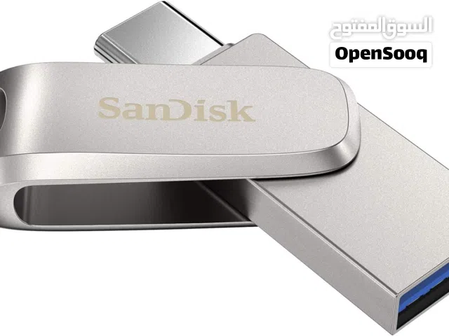 SanDisk Ultra Dual Drive Luxe USB Type-C 1TB فلاشة احترافية مزدوجة – USB-C + USB-A أقصى سعة... بأصغ