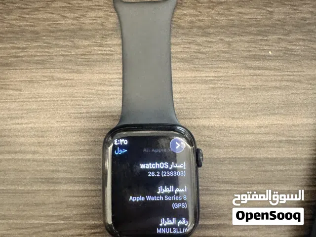 البيع ساعه ذاكيه ابل الجيل ثامن 32 غيغا نسبه البطاريه 99 شامل التوصيل جميع مناطق الكويت