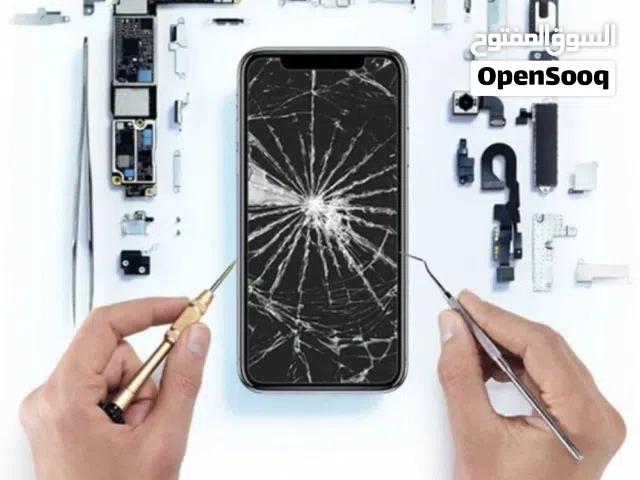 بدك تصلح جهازك او تغير شاشة قدام عيونك وبوقت سريع وجودة مضمونه مهما كان العطل كفالة على الصيانة