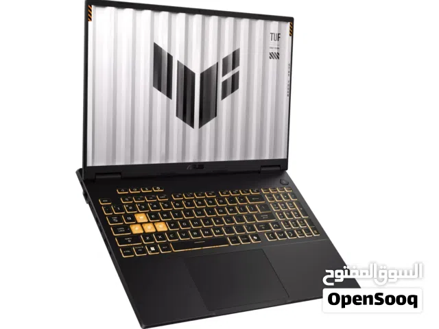 لابتوب asus tuf gaming f16 مع كيبورد وماوس وسماعة