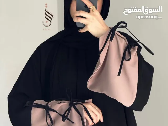 عباية العيد الترند قماش حبر فرسان مقاسات 1-6 فقط 16