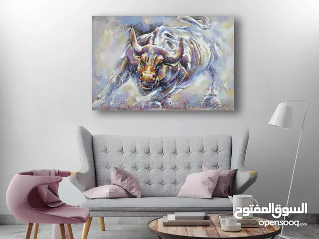 “Momentum” – Original Bull Painting on Canvas
