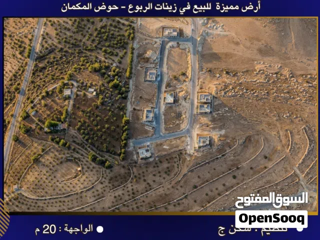 Residential Land for Sale in Amman Zinat Al-Rubue