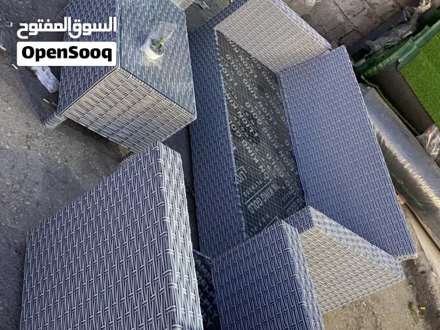 أطقم رتان بعدة الالوان الابيض والاسود والبني من المصنع مباشرة باقل اسعار بالمملكه من النساجون العرب