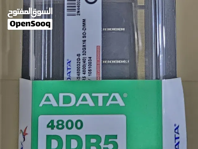 رام لابتوب Adata 32x1 DDR5 4800