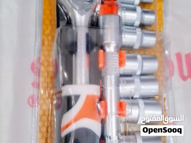 طقم 12 قطعه لقم رباط مسدسه بمفتاح يدوي
