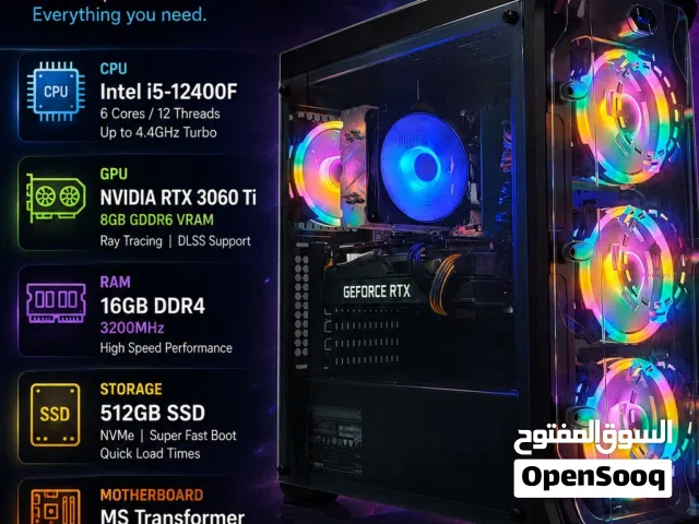 Gaming Pc i5-12400f RTX 3060 Ti