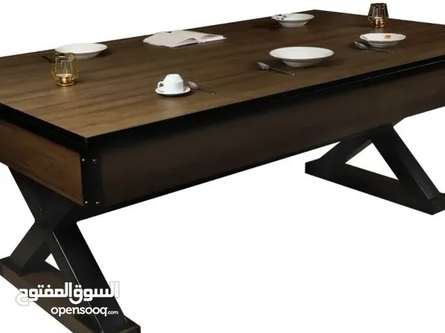 طاولة 2 في 1 بلياردو وسفرة قياس7-قدم Modern Convertible Pool & Dining Table 7-Foot