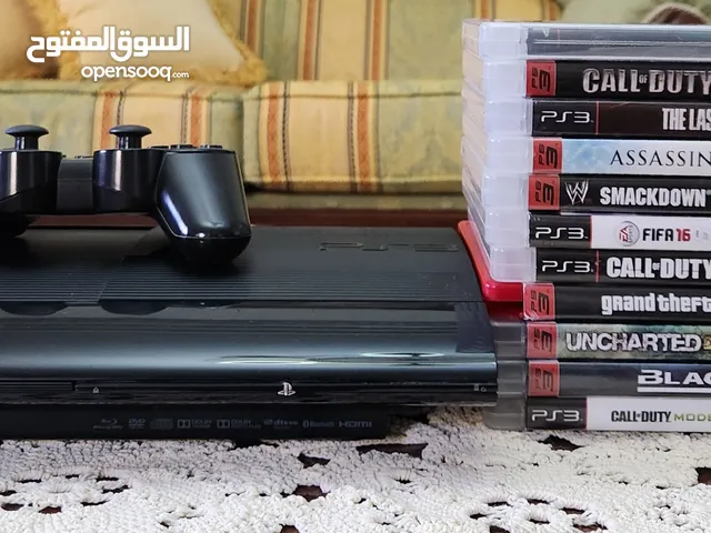 ps3 original. 1 joystick+10 games.