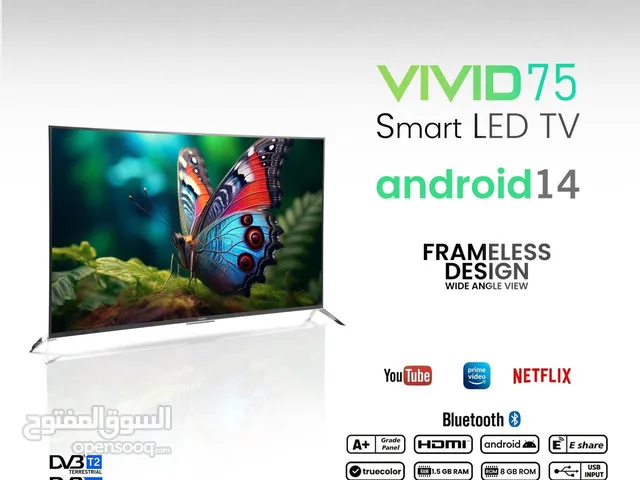 Bluberry 75 inch smart tv Big screensmart features at great price All over Oman delevery