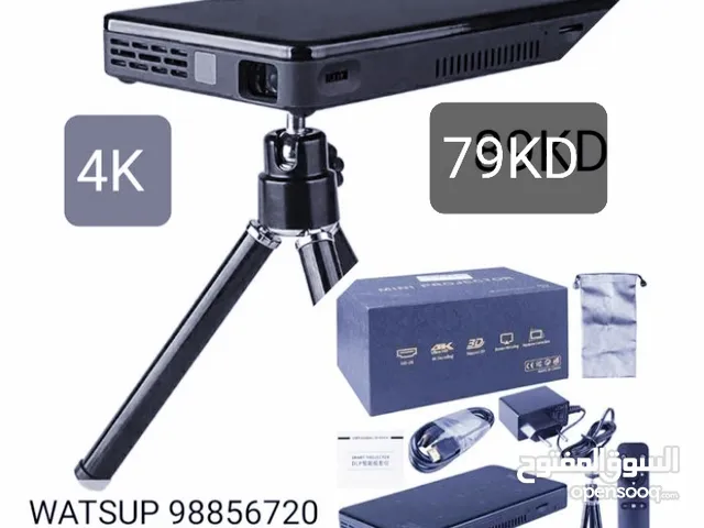 مبني بروجكتر جديد بحجم الموبايل SMART / WIFI / 4K درجه وضوح عاليه جدا جدا وارد أمريكا POKET PROJECT