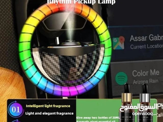 RGB Ambient Light Aroma Diffuser Auto Air Vent Clip Rhythm Pickup Lamp Aromatherapy Machine Car