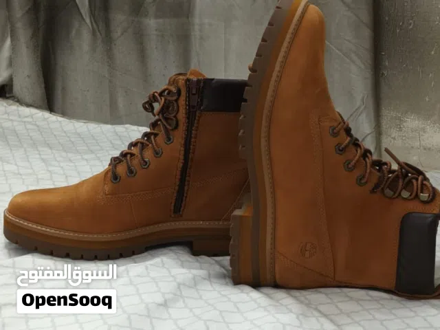 إقرأ الوصف) حذاء ماركة (Timberland) العالمية قياس 43 جلد طبيعي مقاوم للماء
