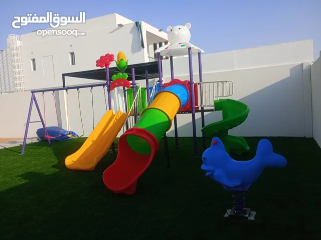 Swing and slide playground for kids