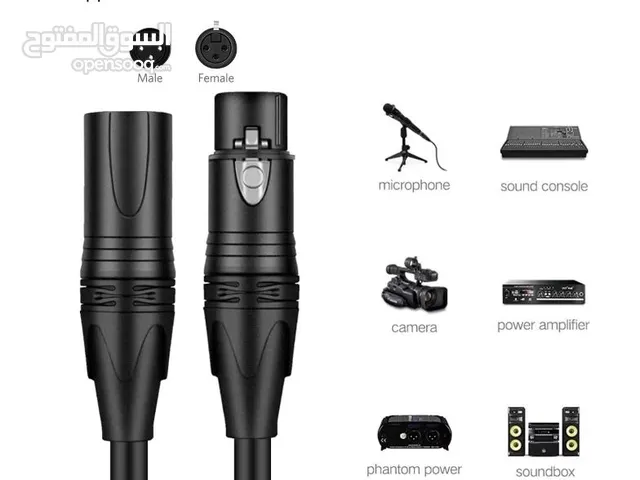 كيبل ميكروفون XLR 3pin Microphone Cable