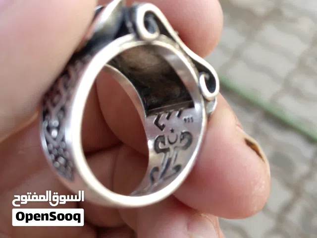 خاتم فضة تركيا 11غرام عيار 925
