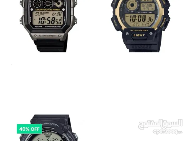 متوفر ساعات casio ع حسب طلب كاسيو وسيكو اصليه G-shock وجديده مع ضمان سنه وسنتين