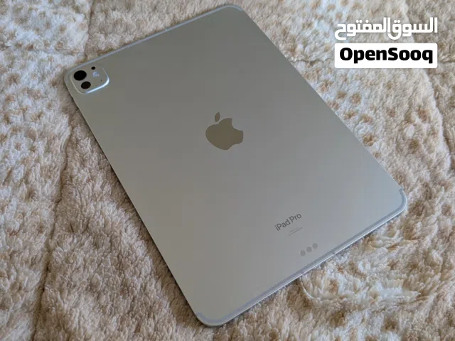iPad Pro 11" M4 256GB بطارية 100 مع خط مكفول كير بلس