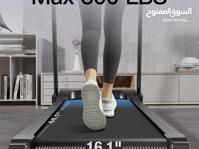 جهاز تردميل فلات الجديد بحمل وزن لغاية 120 كغم سهل التخزين سرعه لغاية 12 كم نوع world fitness مكفول