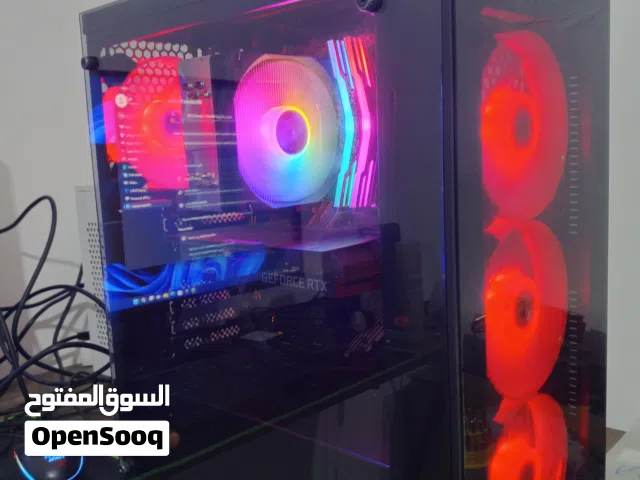 تجميعة RTX 3060 للبيع نظيفة ومعالج i5 الجيل العاشر ممتازه للتصميم والالعاب مع ضمان