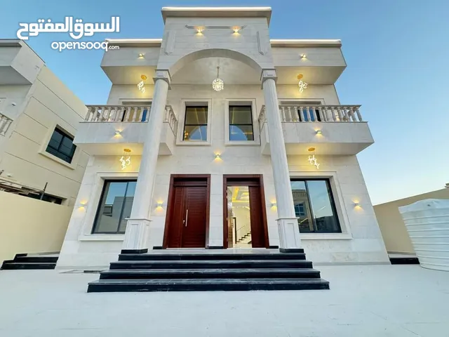 للبيع فيلا كلاسيك منطقه الزاهيه عجمان خمس غرف ماستر غرفه خادمه حديقه حوش واسع 2صاله كبيره مجلس