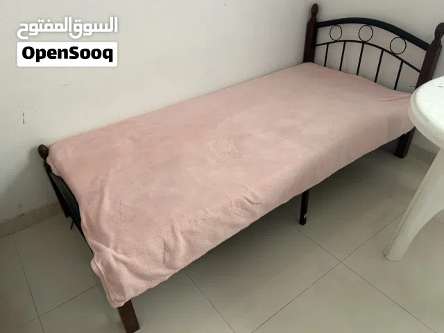 Iron bed for one person without any other thing. 5 rial