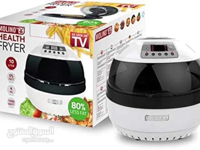قلاية هوائية Molino سعة 10 لتر جديدة غير مستخدمة – بالكرتون موفرة للزيت السعر: 100,000