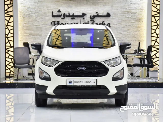 Ford Ecosport 1.5L ( 2021 Model ) in White Color GCC Specs This has done a mileage of 75,000 Km