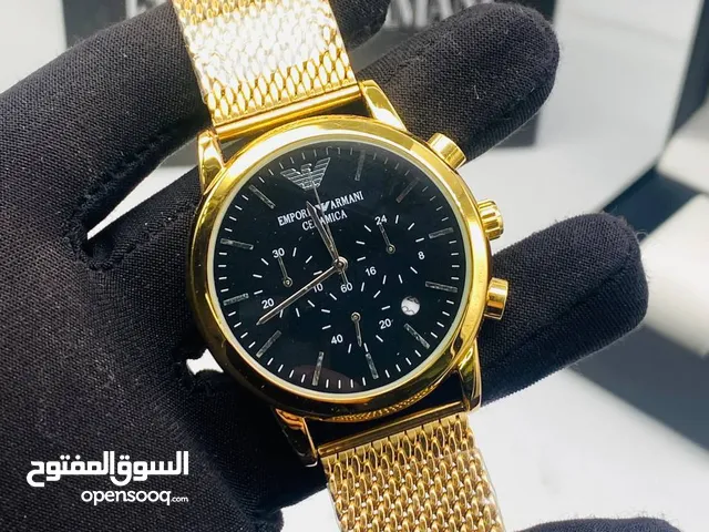 Emporio armani امبوريوم ارماني بطارية ساعات شبابية فخمه
