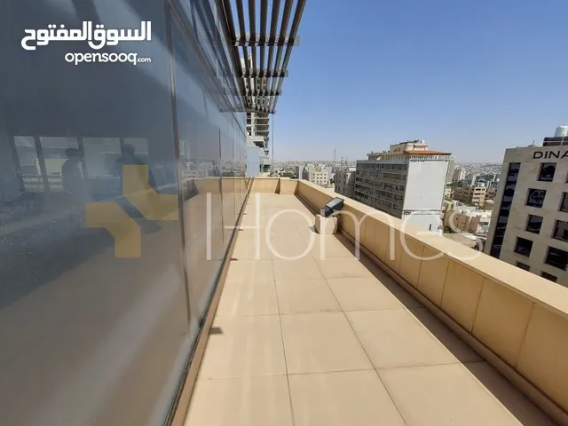 مكتب روف مع ترس خارجي جديد للإيجار في عمان - بوليفارد العبدلي , مساحة المكتب 202 م