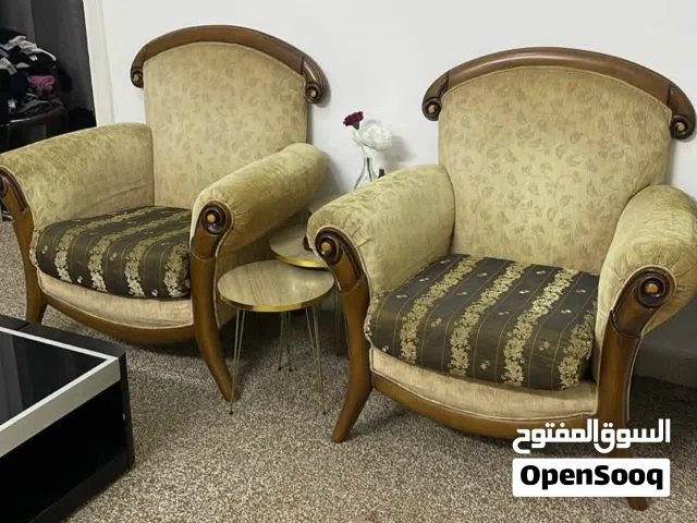 طقم كنب طلياني خشب زان ثقيل جداً وراقي جداً 7مقاعد