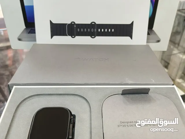 Apple Watch Ultra 2 Black Edition بطاريه 100% مشحونه مرتين