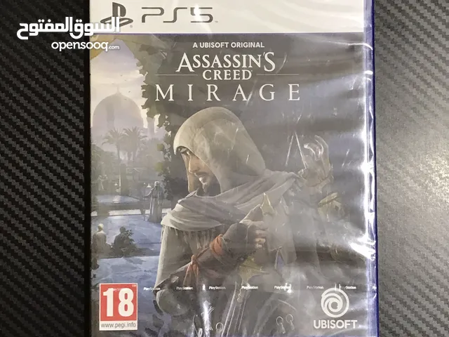 شريط سوني 5 ps5 cd assassins craad mirage