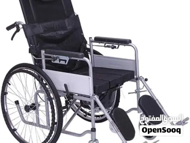 كرسي متحرك طبي رافع للارجل وانحناء الظهر  نخب اول