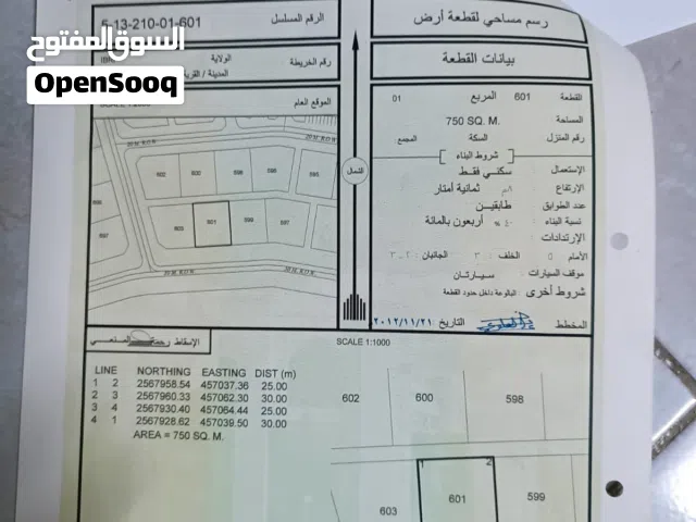 Residential Land for Sale in Al Dhahirah Ibri