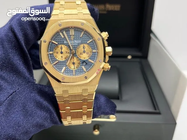 AP Royal Oak Chronograph – 41mm Yellow Gold Blue Tapisserie Dial  Full Package