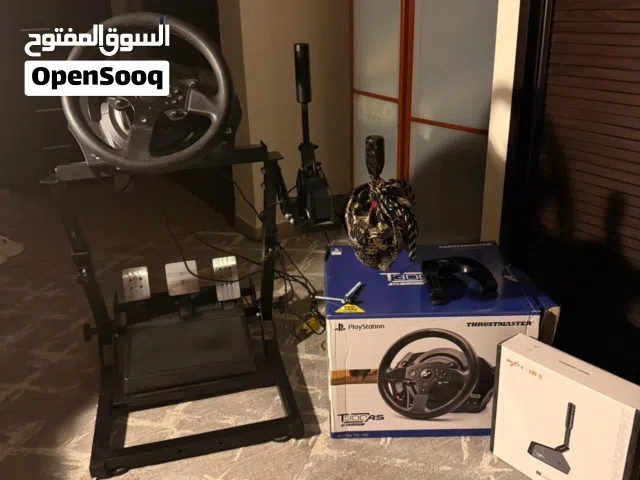 Racing Sim setup كامل Thrustmaster T300rs GT + Shifter + Handbrake + Stand