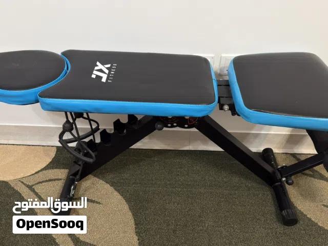 JX FITNESS Adjustable Weight Bench With Olympia 50kg adjustable cast iron dumbbell and barbell set