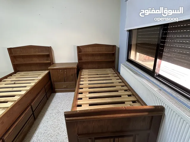 فرصة ذهبية و عرض لا يفوّت ! غرفة نوم بحالة ممتازة خشب زان لون عسلي 6 قطع السعر قابل للتفاوض