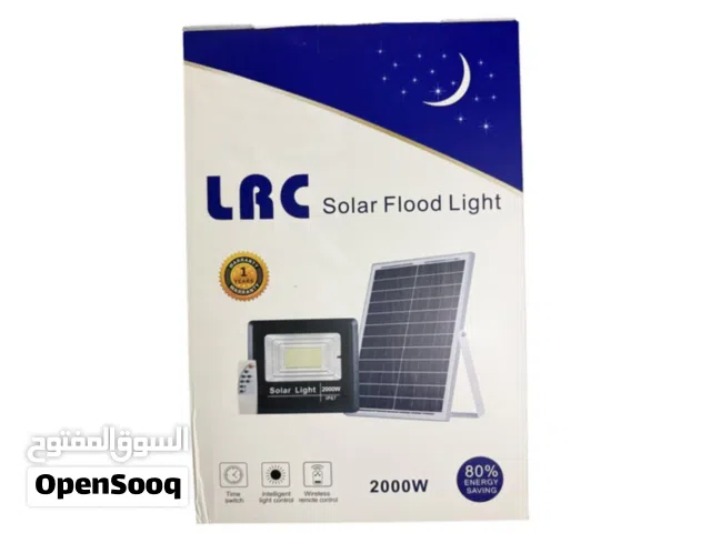 كشاف طاقة شمسية 2000 وات  Lac solar flood light