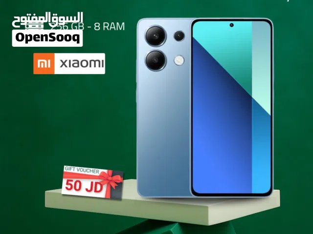 XIAOMI REDMI NOTE 13 ( 256GB ) / RAM 8 NEW /// شاومي ريدمي نوت 13 ذاكرة 256 الرام 8 الجديد