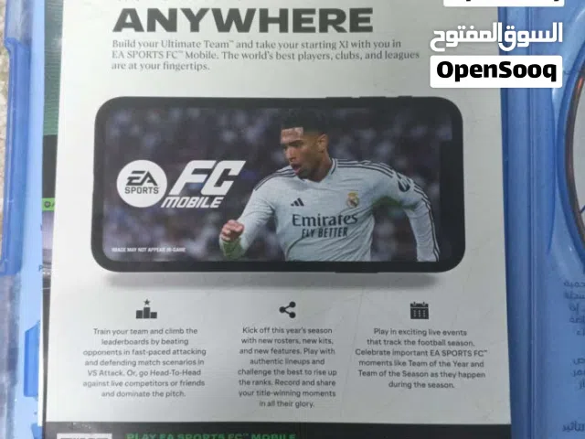 لعبه fc25 للبيع بحاله ممتازه السي دي للبلاي ستيشن 5 وهو سي دي بحاله نظيفه جدا العنوان الفروانيه لعبه