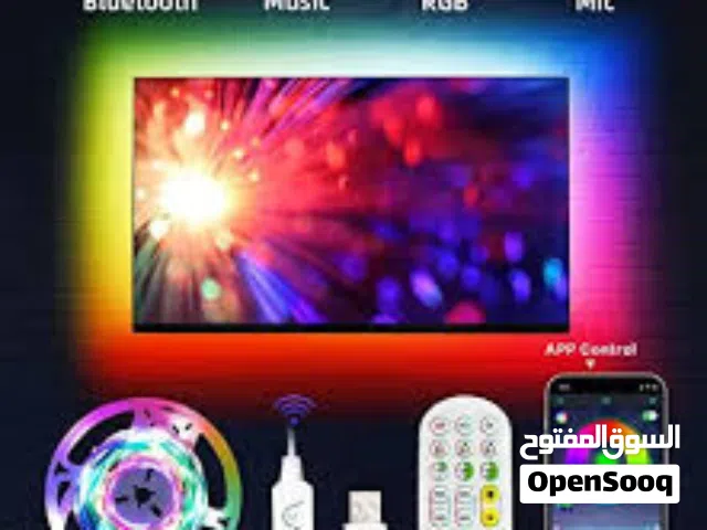 حبل ديكور  شريط اضاءه زنون لاصق  خلف شاشة التلفاز لاعطاء شكل مميز للمكان  او سياره