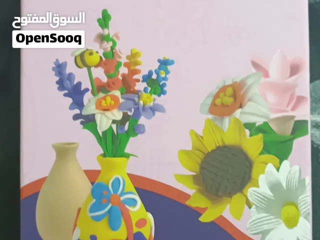 Clay with Vase Flower SMILESSKIDDO Air Dry