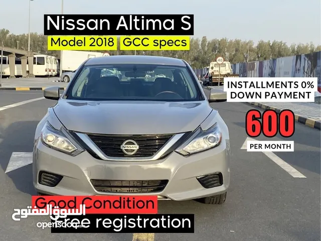Nissan Altima Altima S  GCC specs  2018 model  Good condition