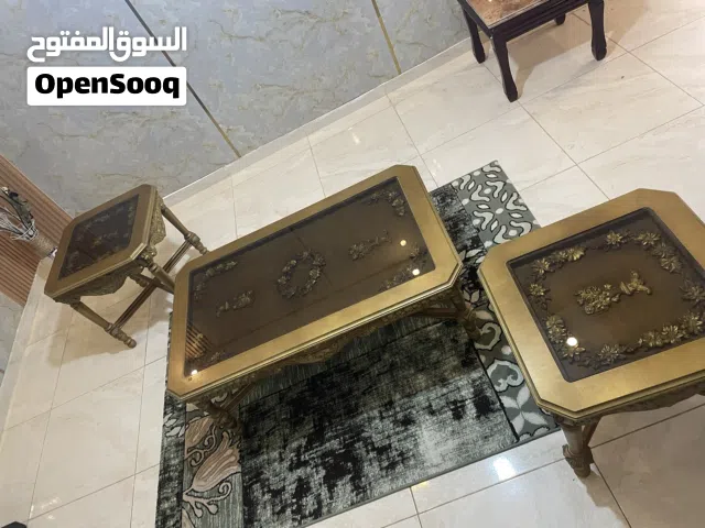 طاولات ضيوف حفر 3 قطع فاخر