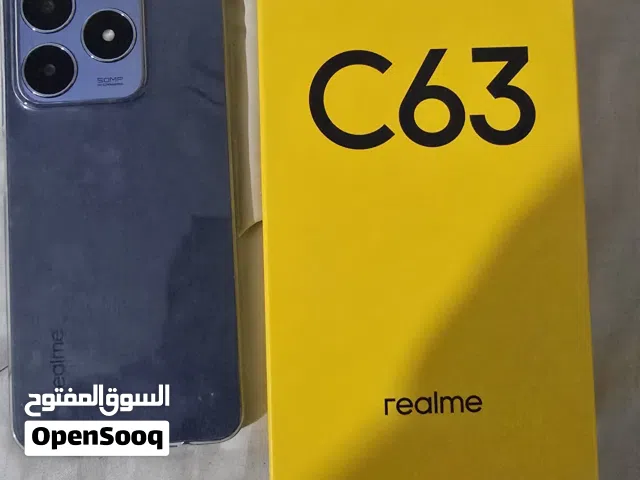 بالتحويل من المصرف تلفون ريلمي C63 جديد مع سماعات بلوتوث