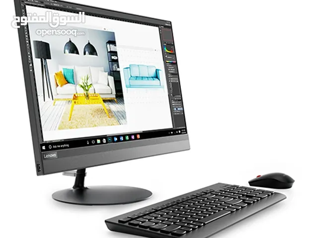Lenovo ideacentre 520-22IKU All-in-One Desktop – Core i3 2GHz 8GB 256GB Shared Win11 21.5inch FHD