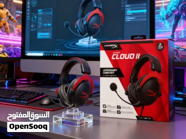 سماعات هايبر اكس كلاود2 HyperX Cloud 2 جديد تماما